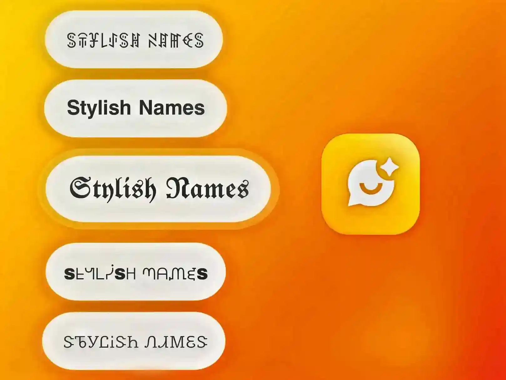 Stylish Names Banner