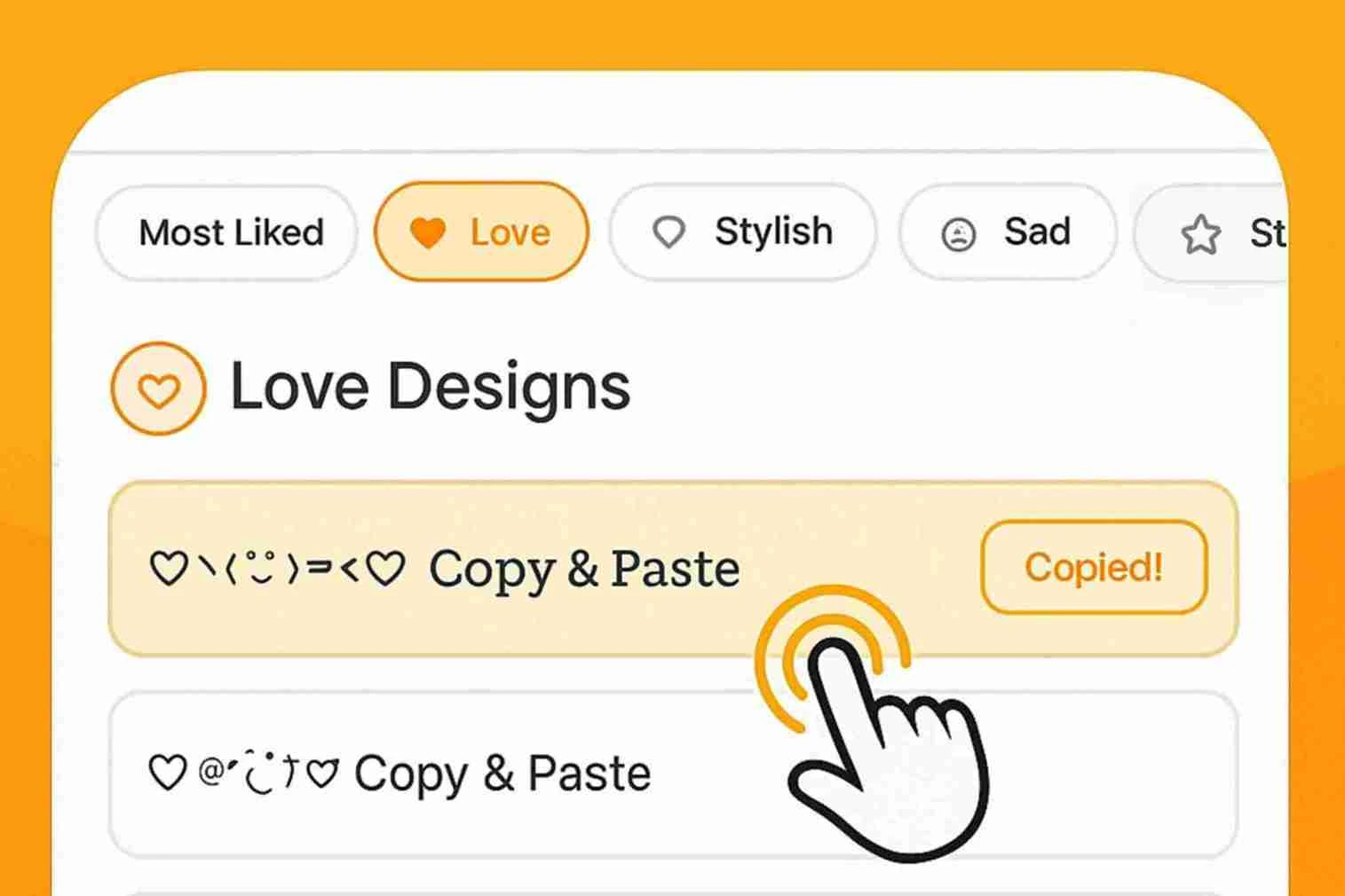 User copy Stylish Name and it's ready to Paste